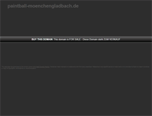 Tablet Screenshot of paintball-moenchengladbach.de